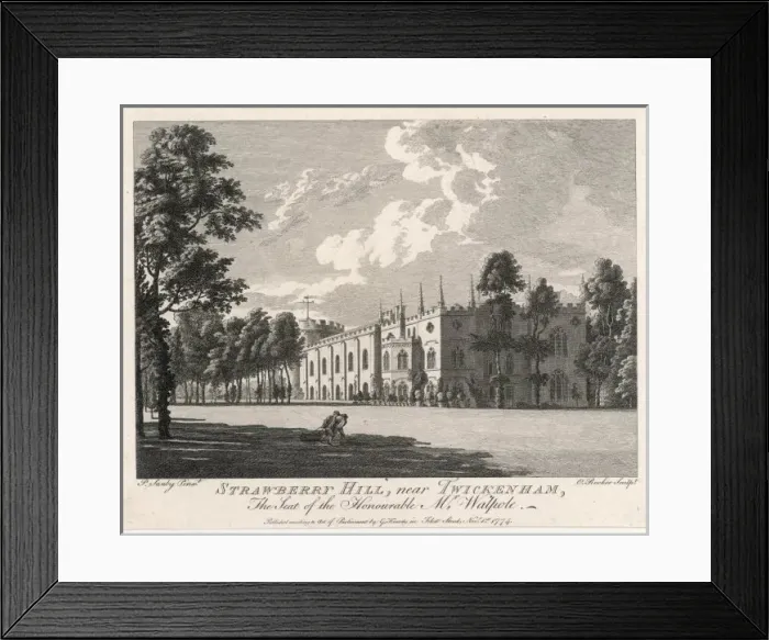 Framed Print : Walpole / Strawberry 1774 Framed Print : Walpole / Strawberry 1774