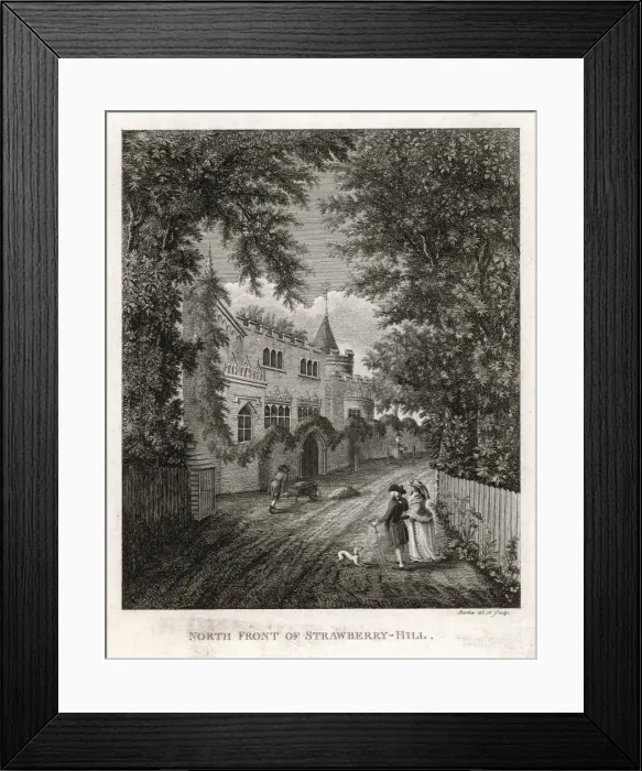 Framed Print : Walpole / Strawberry 1786 Framed Print : Walpole / Strawberry 1786