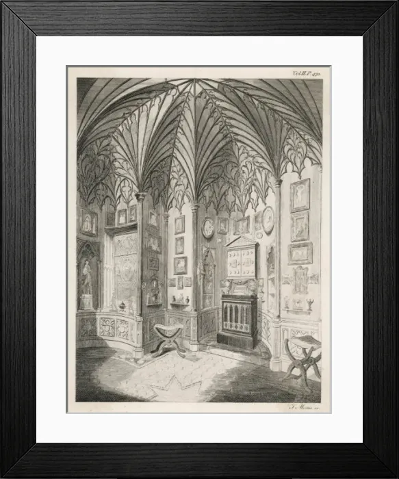 Framed Print : Walpole / Straw Cabinet Framed Print : Walpole / Straw Cabinet