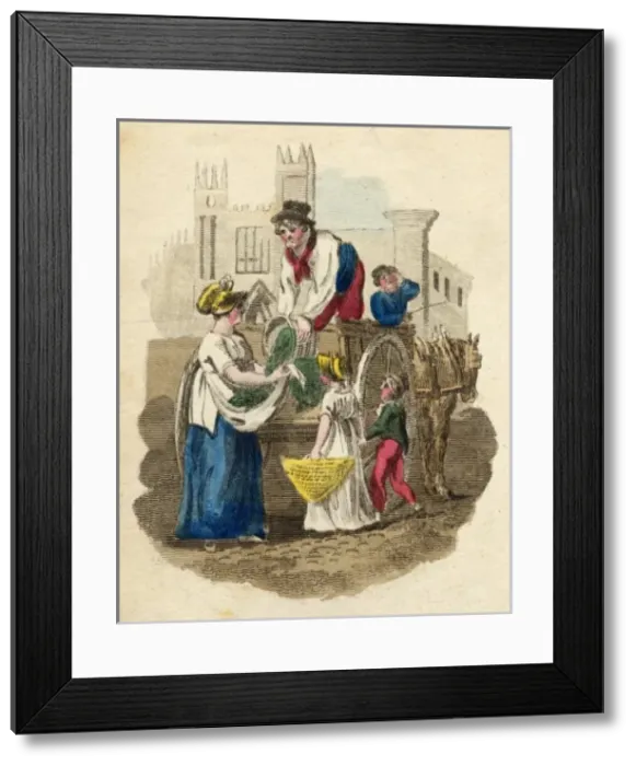 Framed Print : Peas / Cries of London Framed Print : Peas / Cries of London