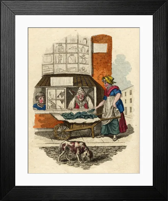 Framed Print : Cucumber / Cries of London Framed Print : Cucumber / Cries of London