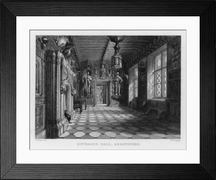 Framed Print : Scott / Abbotsford / Hall Framed Print : Scott / Abbotsford / Hall