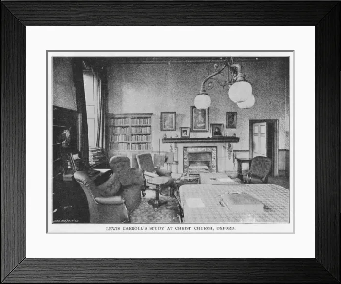 Framed Print : Lewis Carroll / Study Framed Print : Lewis Carroll / Study