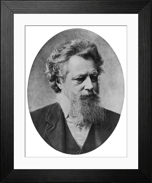 Framed Print : William Morris / Oval Framed Print : William Morris / Oval