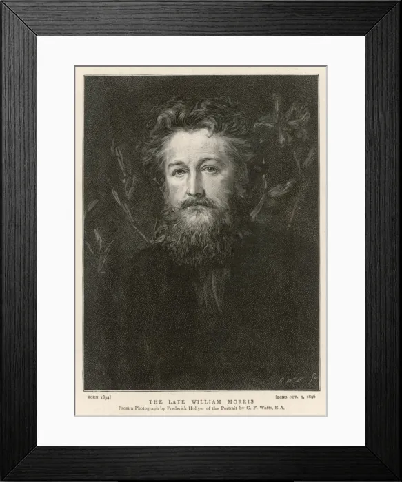 Framed Print : William Morris / Watts Framed Print : William Morris / Watts