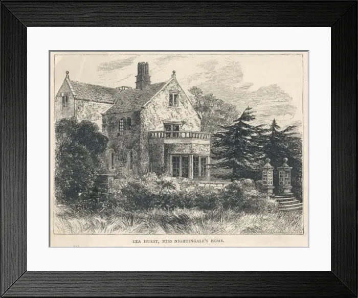 Framed Print : Nightingale / Lea Hurst Framed Print : Nightingale / Lea Hurst
