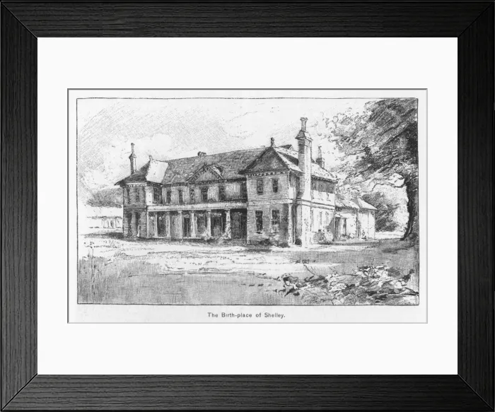 Framed Print : Shelley / Birthplace Framed Print : Shelley / Birthplace