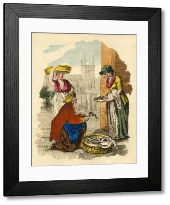 Framed Print : Eels / Cries of London Framed Print : Eels / Cries of London