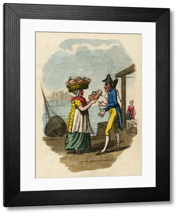 Framed Print : Lobster / Cries of London Framed Print : Lobster / Cries of London