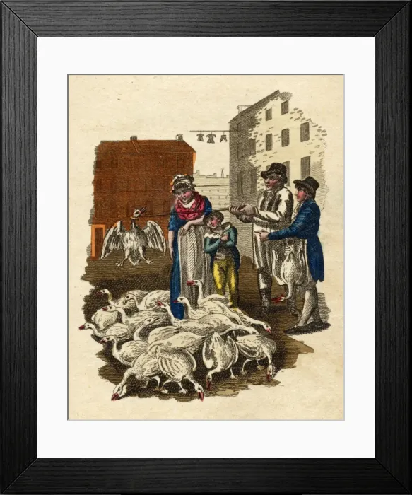 Framed Print : Goose / Cries of London Framed Print : Goose / Cries of London