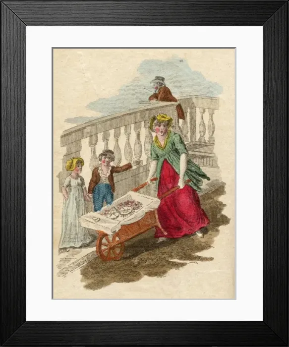 Framed Print : Cherries / Cries of London Framed Print : Cherries / Cries of London