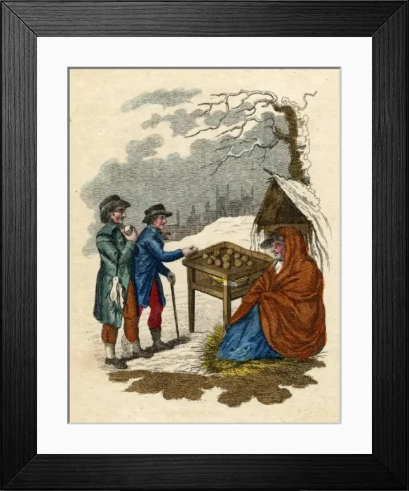 Framed Print : Hot Apples / London Cries Framed Print : Hot Apples / London Cries