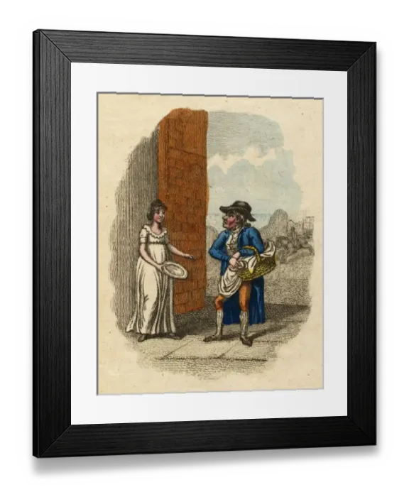 Framed Print : Muffins / Cries of London Framed Print : Muffins / Cries of London
