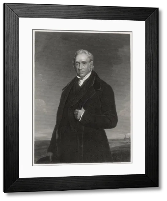 Framed Print : George Stephenson / Lucas Framed Print : George Stephenson / Lucas