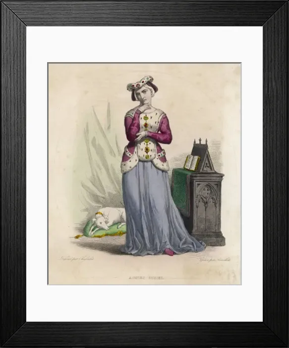 Framed Print : Agnes Sorel / Chasselat Framed Print : Agnes Sorel / Chasselat