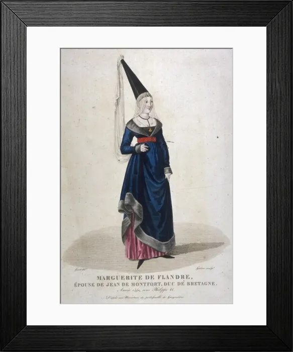 Framed Print : Costume / 14th Century Framed Print : Costume / 14th Century