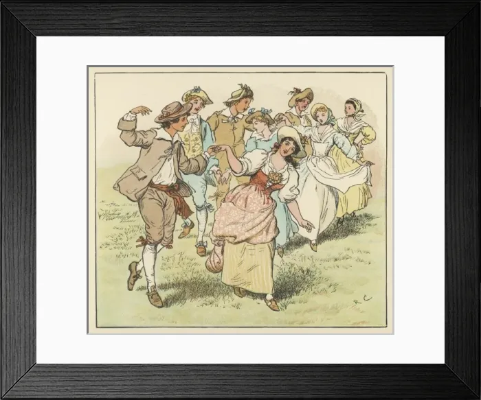 Framed Print : English Country Dance Framed Print : English Country Dance