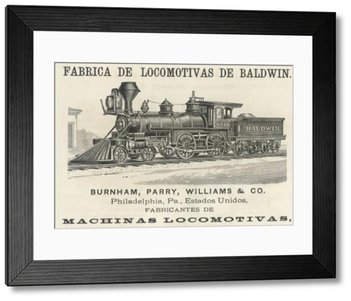 Framed Print : USA Locomotive / Baldwin Framed Print : USA Locomotive / Baldwin