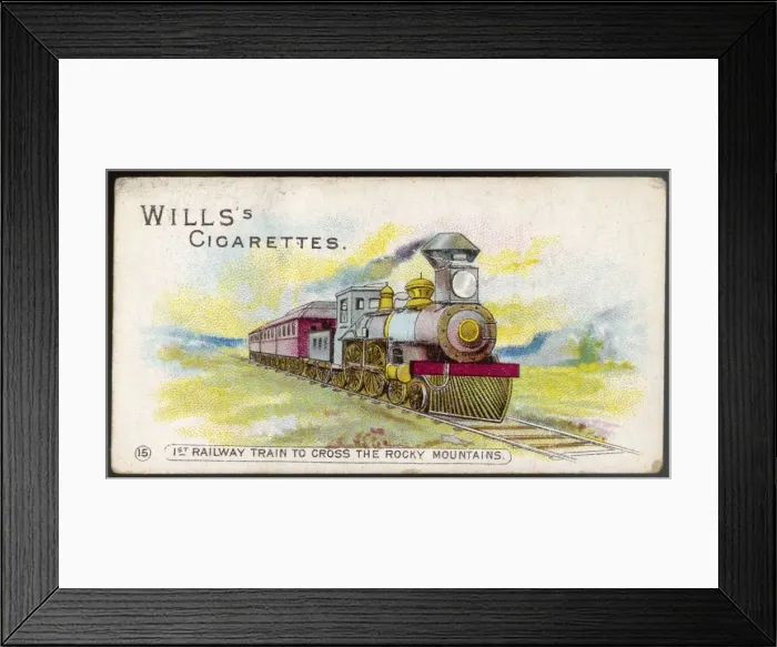Framed Print : First Across Rockies Framed Print : First Across Rockies