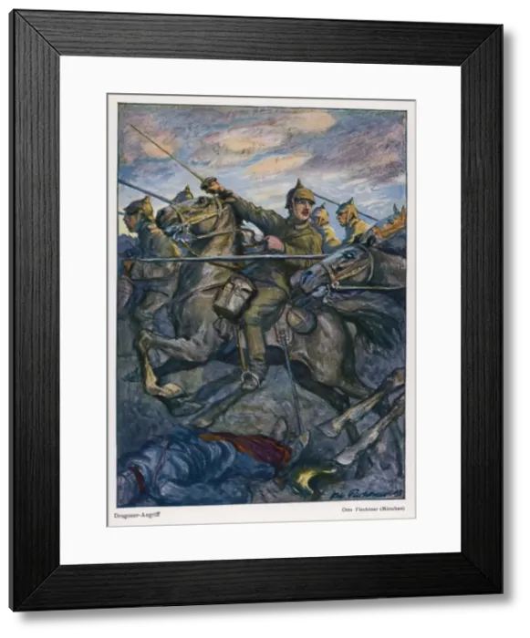 Framed Print : Wwi / 1915 / German Dragoons Framed Print : Wwi / 1915 / German Dragoons