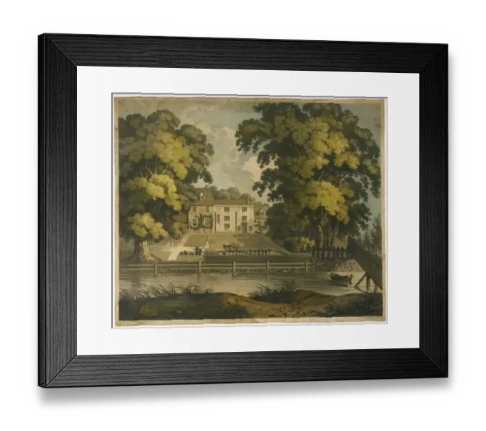 Framed Print : House by a River Framed Print : House by a River