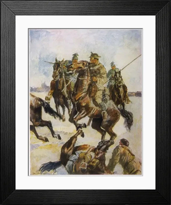 Framed Print : Wwi / 1915 / British / Uhlans Framed Print : Wwi / 1915 / British / Uhlans