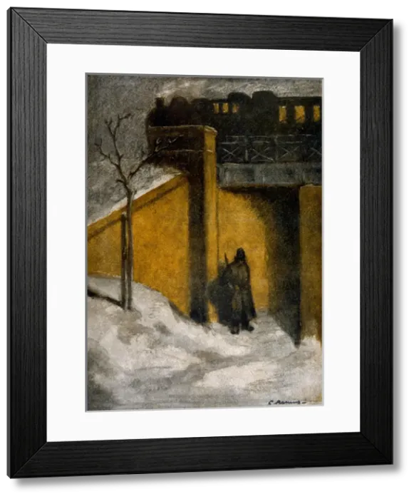 Framed Print : Wwi / 1915 / Bridge Sentry Framed Print : Wwi / 1915 / Bridge Sentry