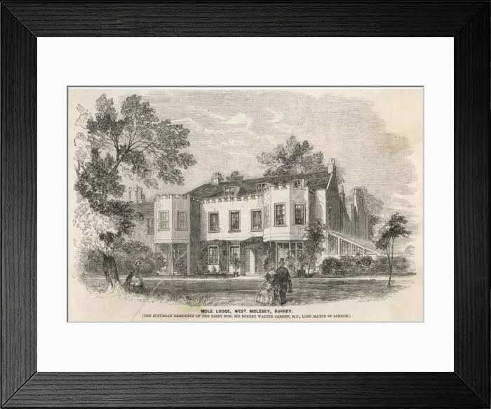 Framed Print : Suburban Residence Framed Print : Suburban Residence