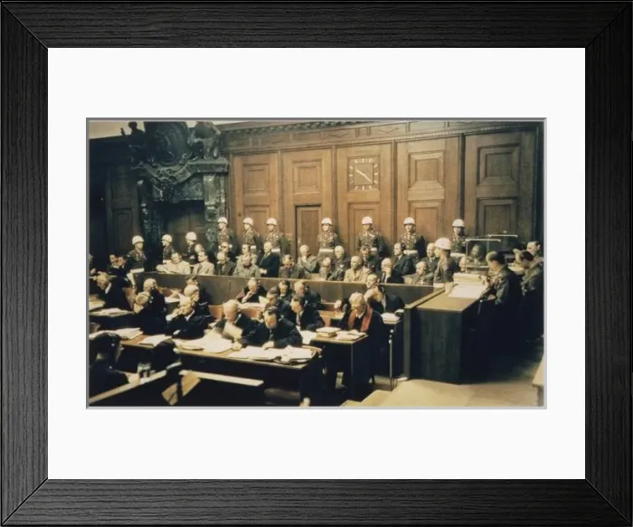 Framed Print : Nuremberg Defendents Framed Print : Nuremberg Defendents