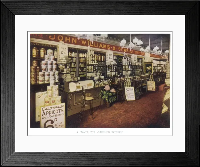Framed Print : Grocers Interior Framed Print : Grocers Interior