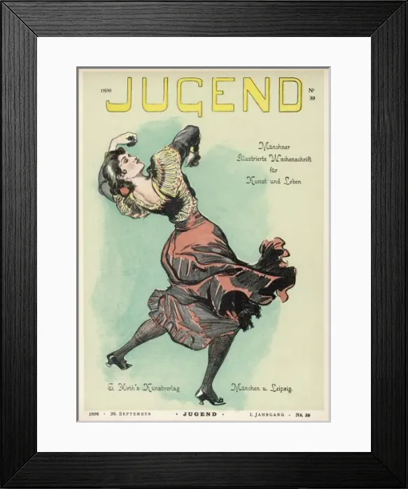 Framed Print : Spanish Dancer / 1896 Framed Print : Spanish Dancer / 1896