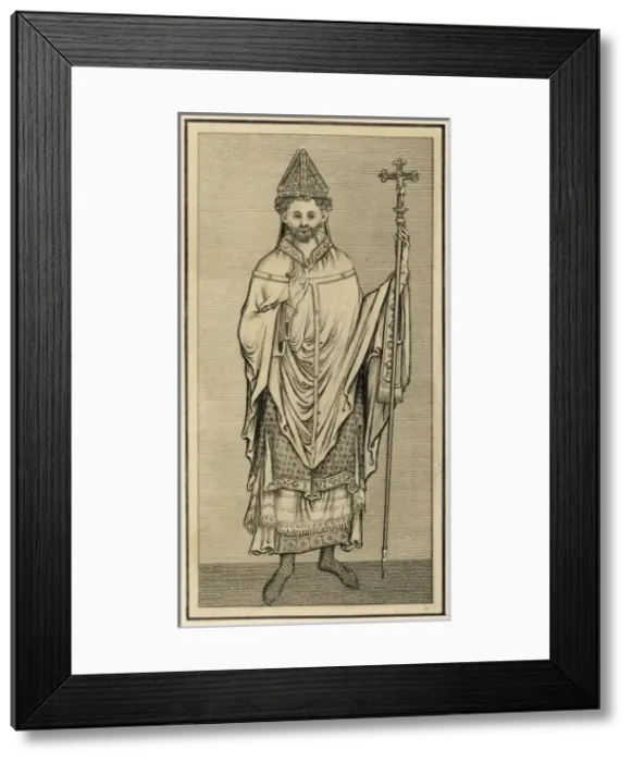Framed Print : Medieval Archbishop Framed Print : Medieval Archbishop