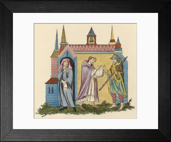 Framed Print : C12 Religious Costume Framed Print : C12 Religious Costume