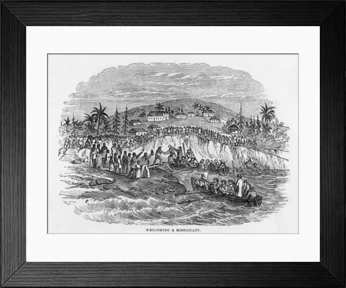 Framed Print : Welcoming a Missionary Framed Print : Welcoming a Missionary