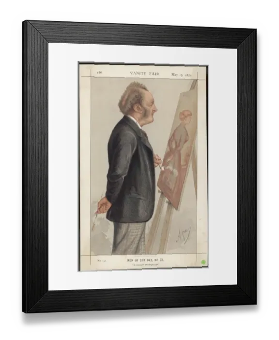 Framed Print : Millais  /  Vanity Fair