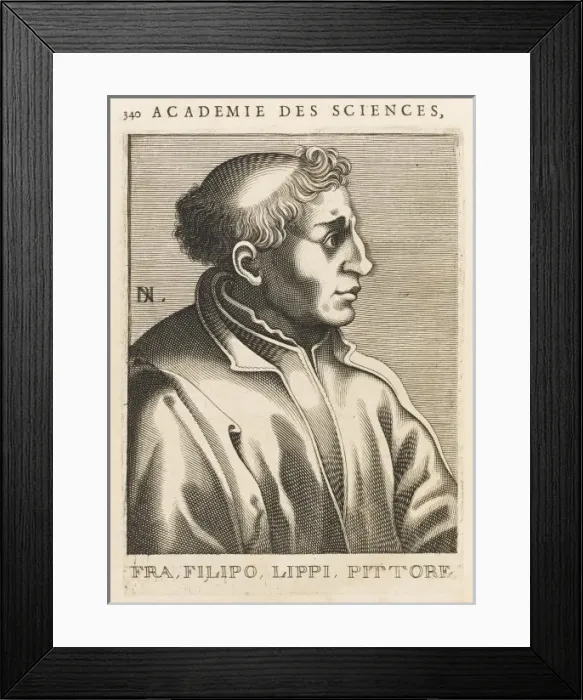 Framed Print : Filippo Lippi / Larmessin Framed Print : Filippo Lippi / Larmessin