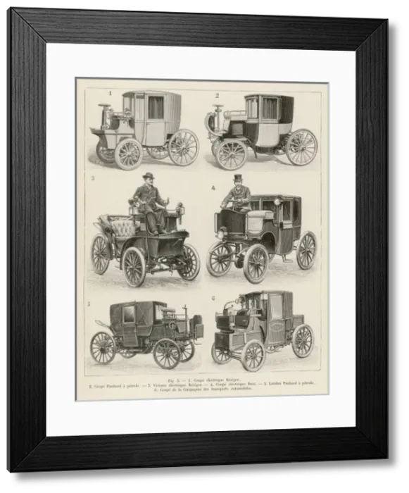 Framed Print : Various French Models Framed Print : Various French Models