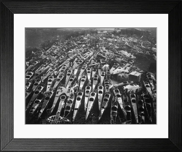 Framed Print : Skeletons of War Planes Framed Print : Skeletons of War Planes