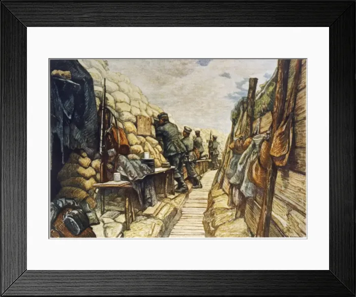 Framed Print : Wwi / German Trench / Weimar Framed Print : Wwi / German Trench / Weimar