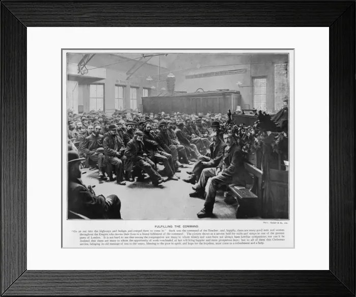 Framed Print : London Homeless Mission Framed Print : London Homeless Mission
