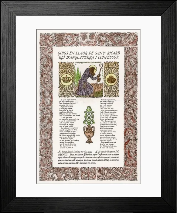 Framed Print : Image of St Richard Framed Print : Image of St Richard
