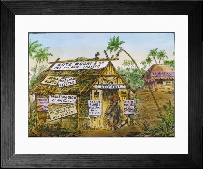 Framed Print : Satire on Theosophy Framed Print : Satire on Theosophy