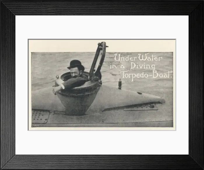 Framed Print : Holland & Submarine Framed Print : Holland & Submarine