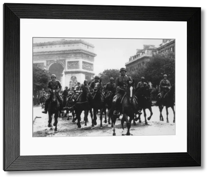 Framed Print : Germans Enter Paris Framed Print : Germans Enter Paris