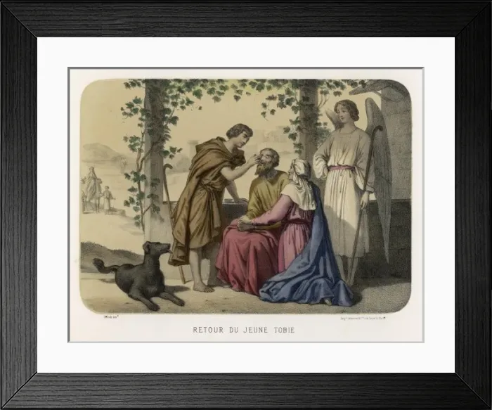 Framed Print : Tobits Sight Restored Framed Print : Tobits Sight Restored