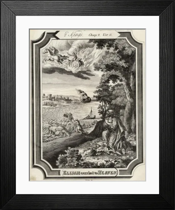 Framed Print : Elijah Goes to Heaven Framed Print : Elijah Goes to Heaven