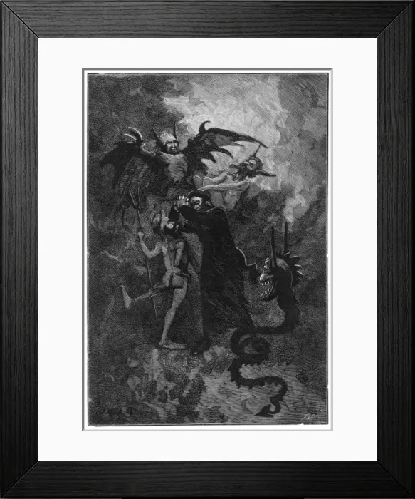 Framed Print : Loudun / Surin and Demon Framed Print : Loudun / Surin and Demon