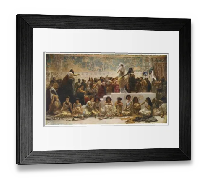 Framed Print : Babylonian Marriage Framed Print : Babylonian Marriage