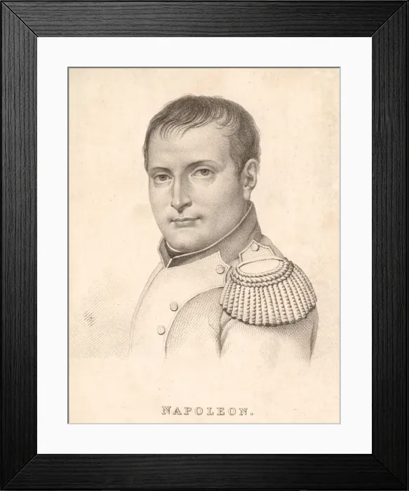 Framed Print : Napoleon Anon Eng 1835 Framed Print : Napoleon Anon Eng 1835