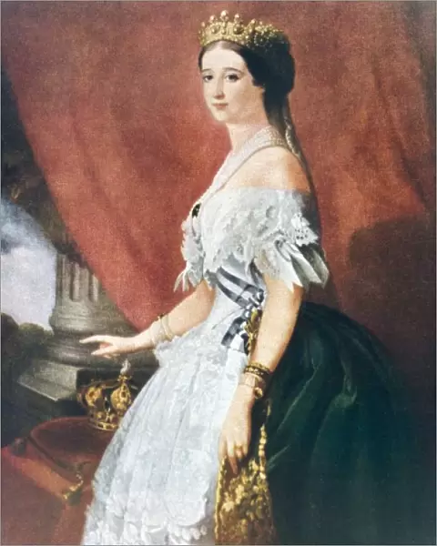 EUGENIE. EUGENIA MARIA DE MONTIJO DE GUZMAN Wife of Napoleon III and Empress of France